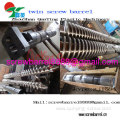 Bimetallic Conical Twin Screw For Extrusion Blow Machine 